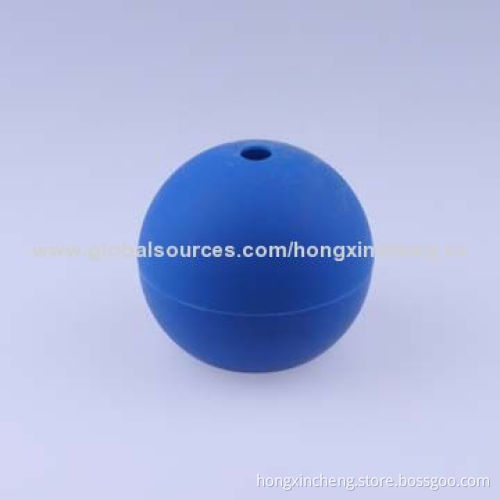 G-2014 Silicone Ball-shaped Ice Cube Trays, 6.0cm Inner Diameter, 7.0cm Height